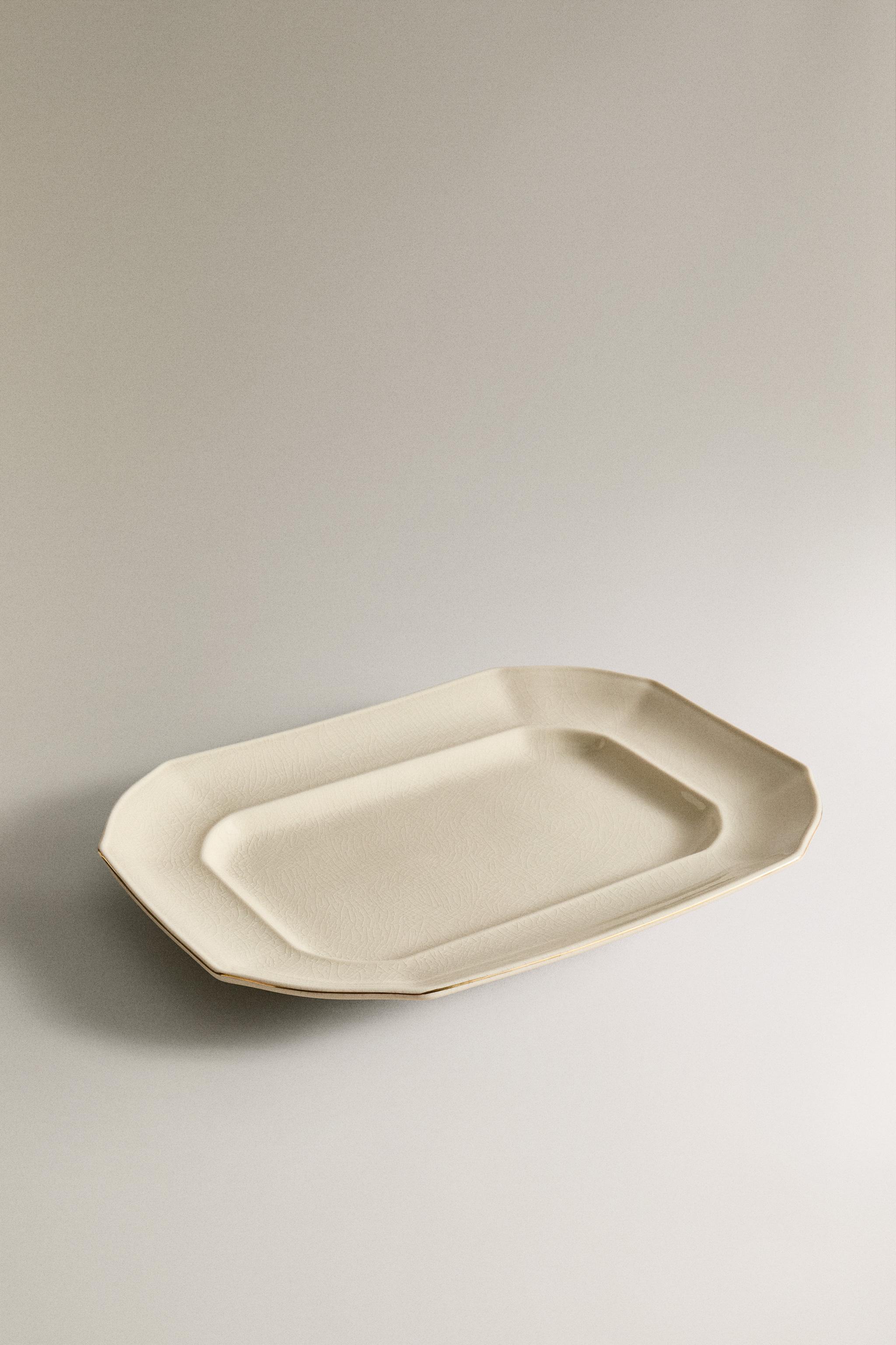 RECTANGULAR PORCELAIN SERVING DISH